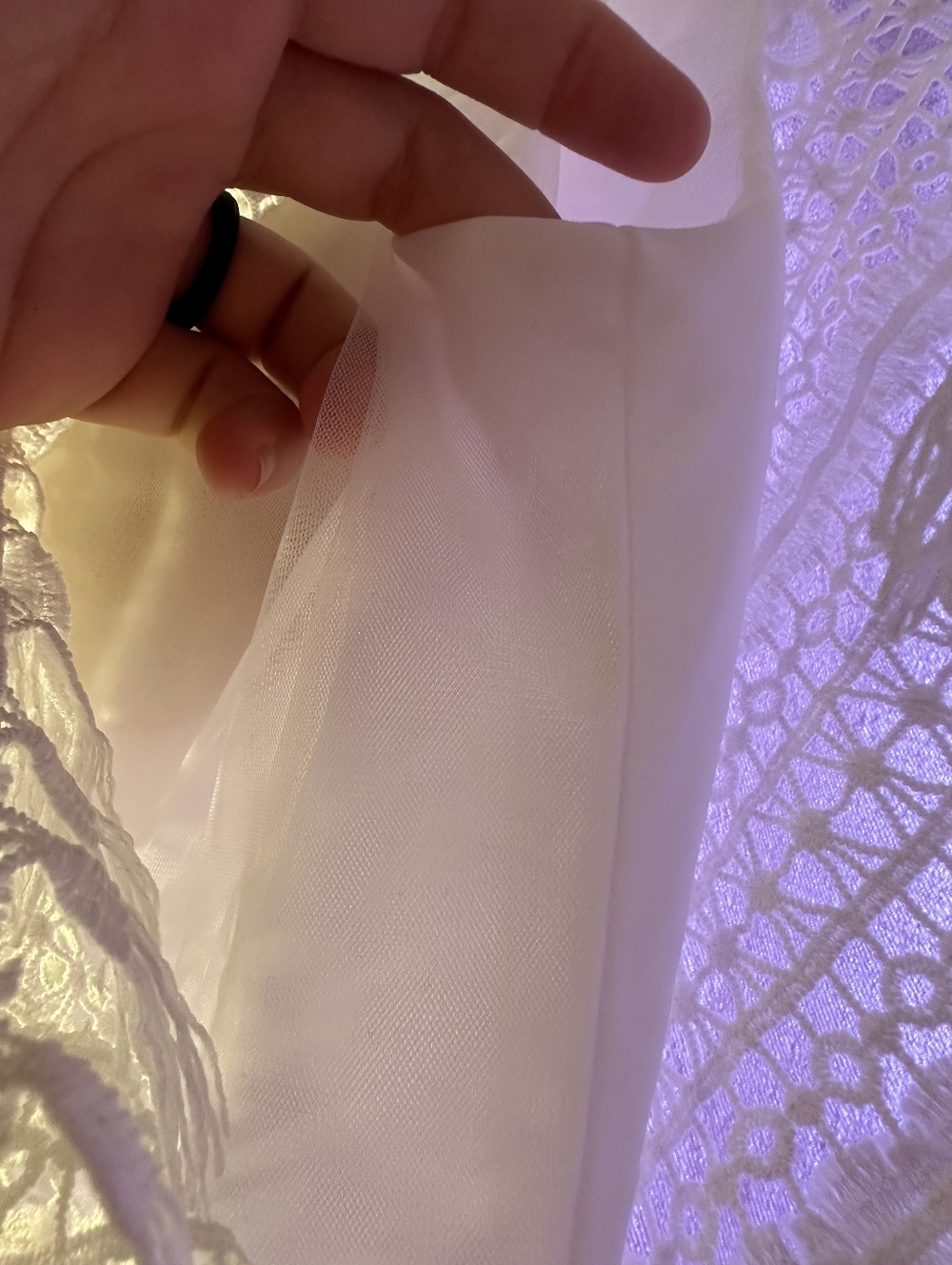 Dorris Wedding White Lace Boho Maxi Dress - Picture 7 of 7